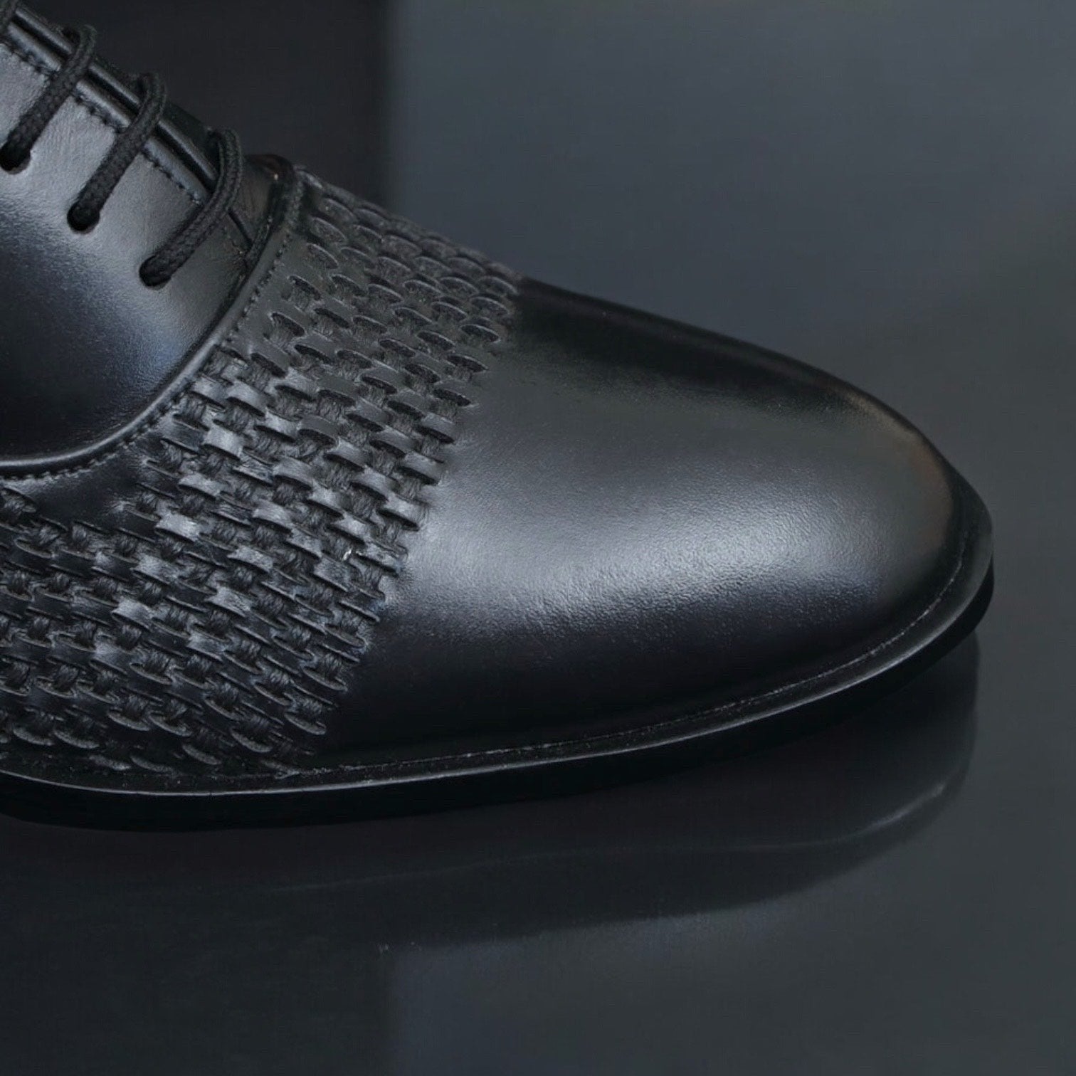 Limited Edition Crocodile-Embossed Oxfords