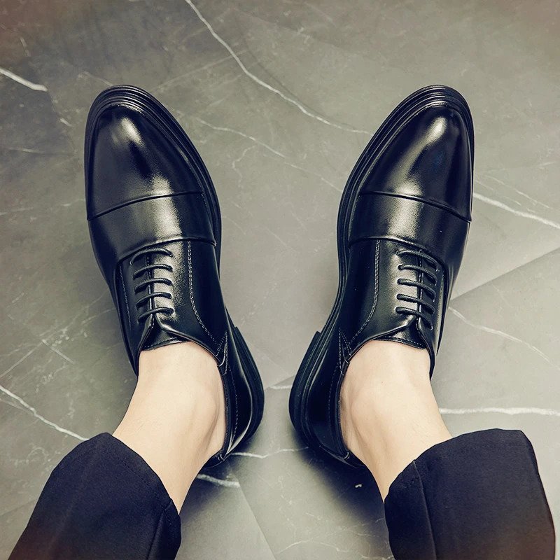 Formal Leather Oxford Cap-Toes