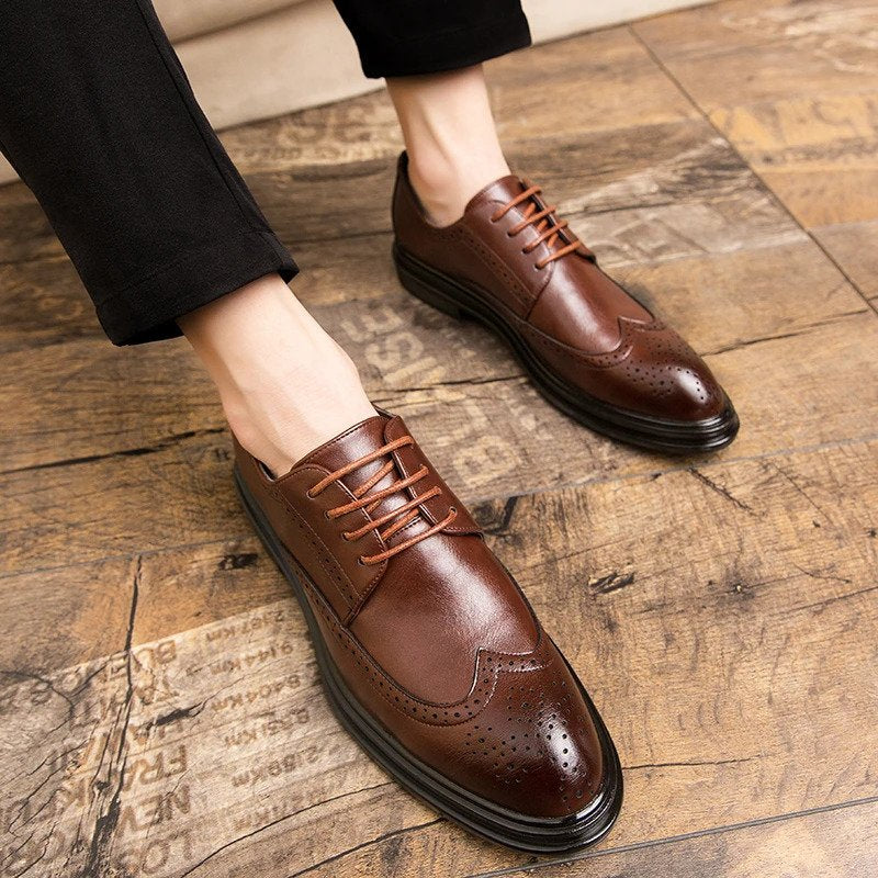 Men’s Formal Italian Oxford Leather Shoes