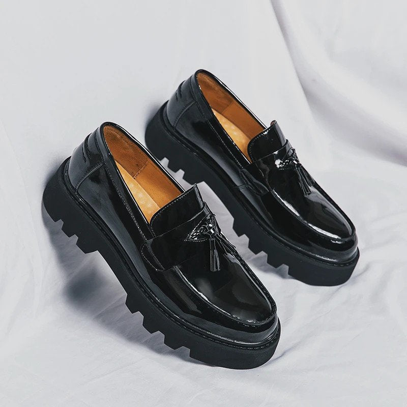 Men’s Formal Black Leather Loafers