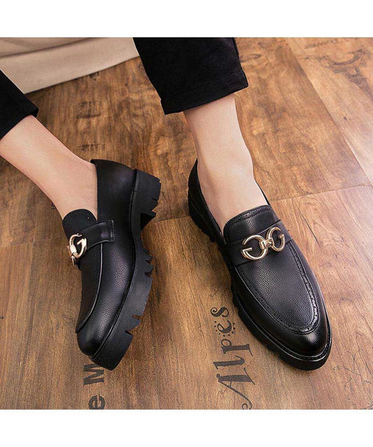 Luxury Brogue Wingtip Leather Shoes